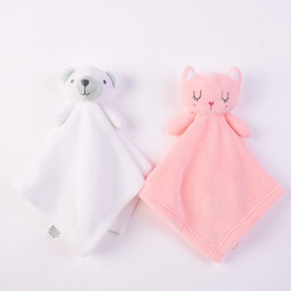 Peluche animale avec serviette pour bébé 4038
