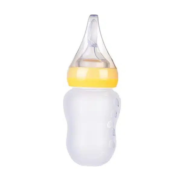 Biberon en silicone avec cuillère à riz pour bébé – Image 3