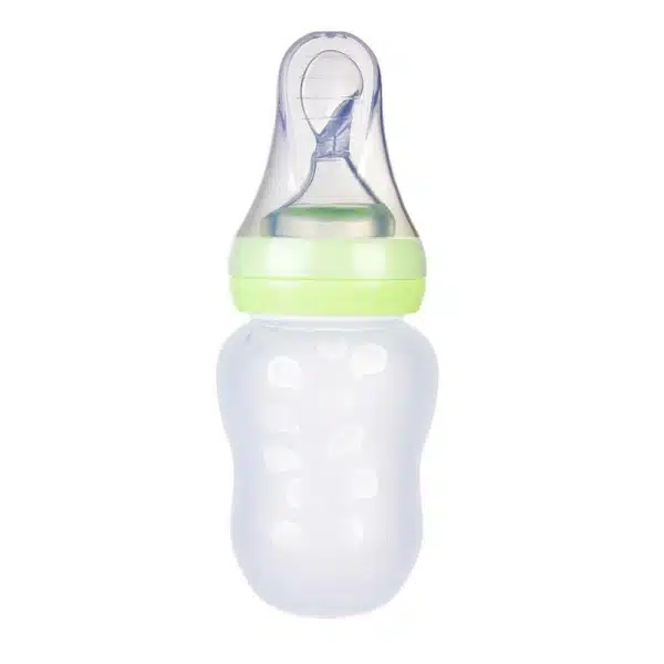 Biberon en silicone avec cuillère à riz pour bébé – Image 7