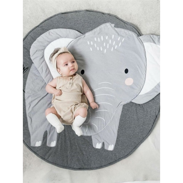 Tapis bébé à motif éléphant pour ramper 4264 frq2ul
