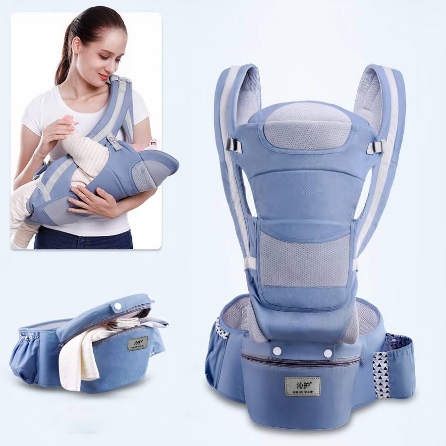 Porte bébé kangourou ergonomique 3 en 1 – Image 2