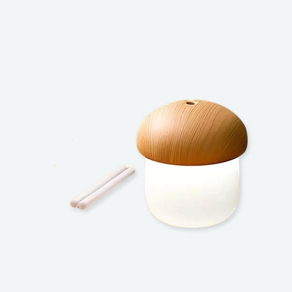Humidificateur d’air avec veilleuse qu'on peut mettre dans une chambre, dans un salon, dans un bureau et dans une voiture