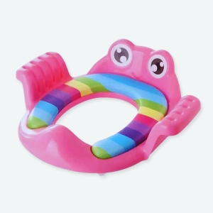 Siège de toilette 2 en 1 portable pour bébé en forme de grenouille