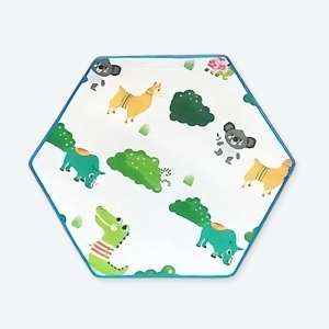 tapis de jeu en mousse pour bébés avec plusieures motifs.