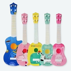 Mini guitare à quatre cordes, plusieurs couleurs disponibles .