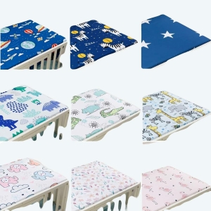 Drap de lit pour nouveau-né à plusieurs motifs