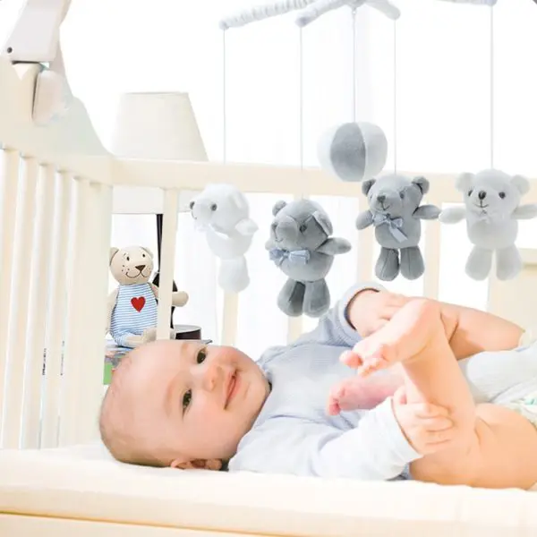 Hochet mobile ourson pour bébé – Image 2