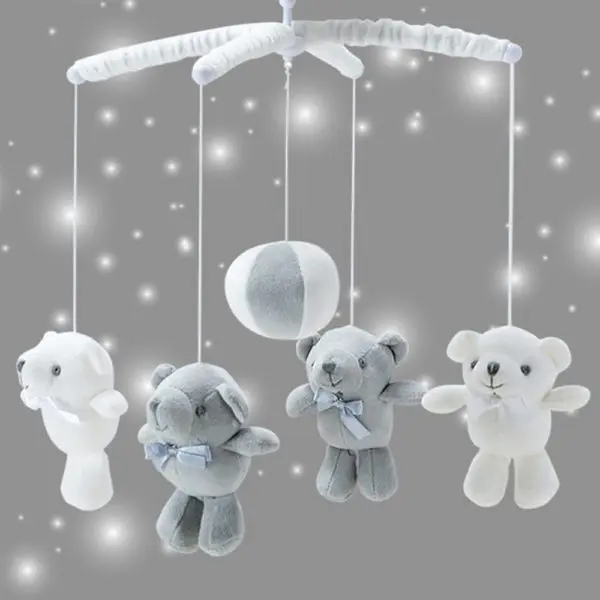 Hochet mobile ourson pour bébé – Image 3