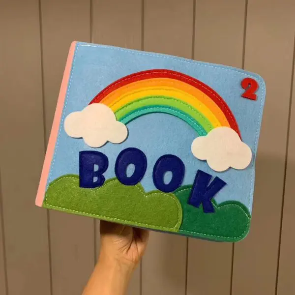 Livre en tissu doux et lavable pour bébé – Image 3