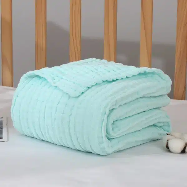Couverture carrée en mousseline pour bébé – Image 12