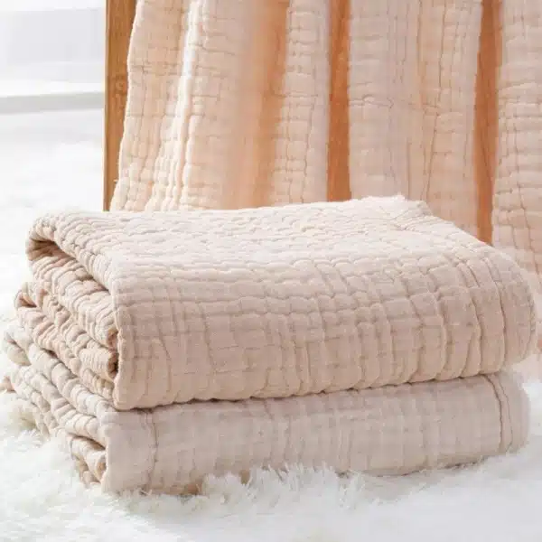 Couverture carrée en mousseline pour bébé – Image 8