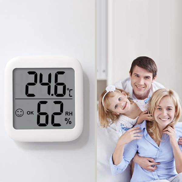 Thermomètre et hygromètre numérique pour chambre de bébé 15390 5ty5ee