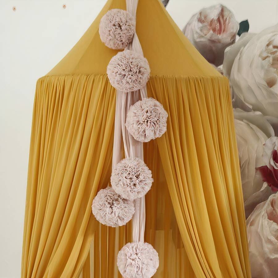 Rideau de literie en dentelle pour chambre de bébé – Image 3