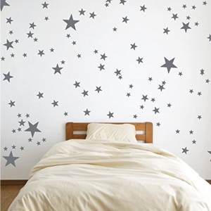Autocollants muraux à motif étoiles pour chambre de bébé