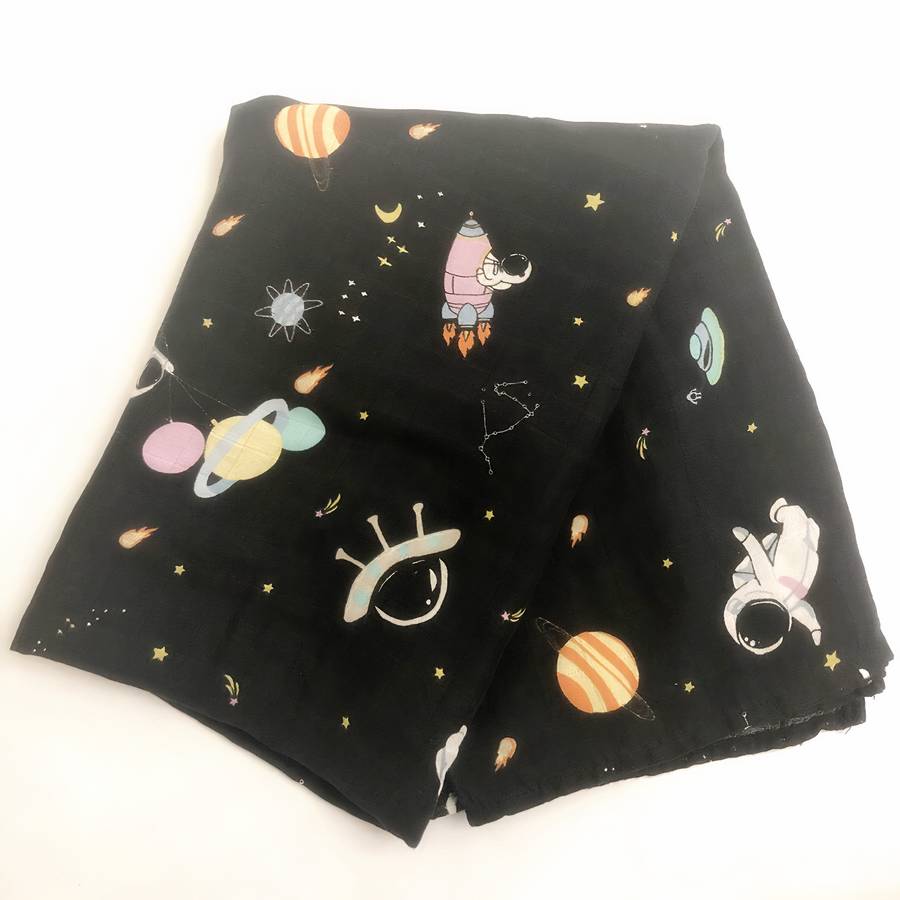 Couverture en mousseline de coton et bambou pour bébé – Image 9