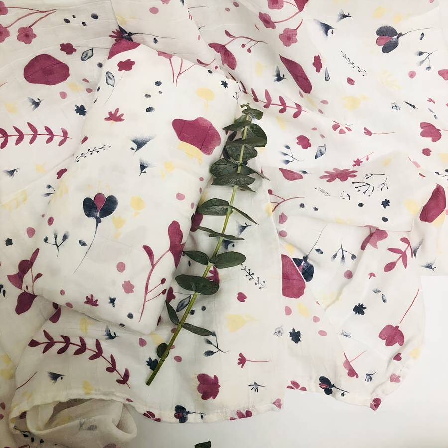 Couverture en mousseline de coton et bambou pour bébé – Image 10