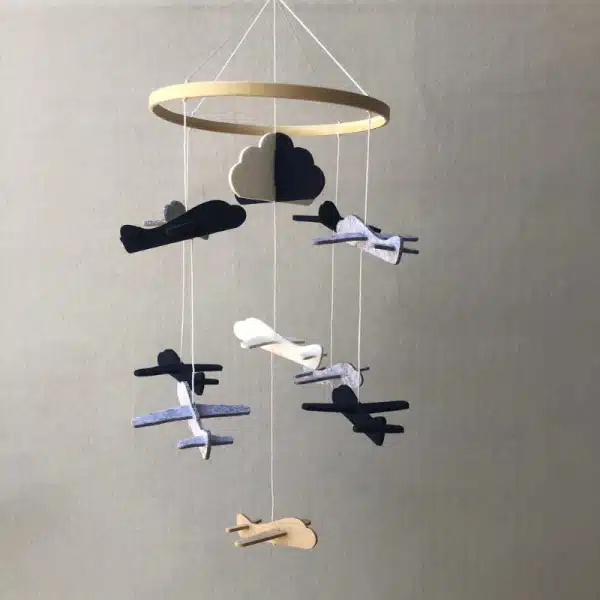 Jouets de lit suspendu avec cloche nordique – Image 9