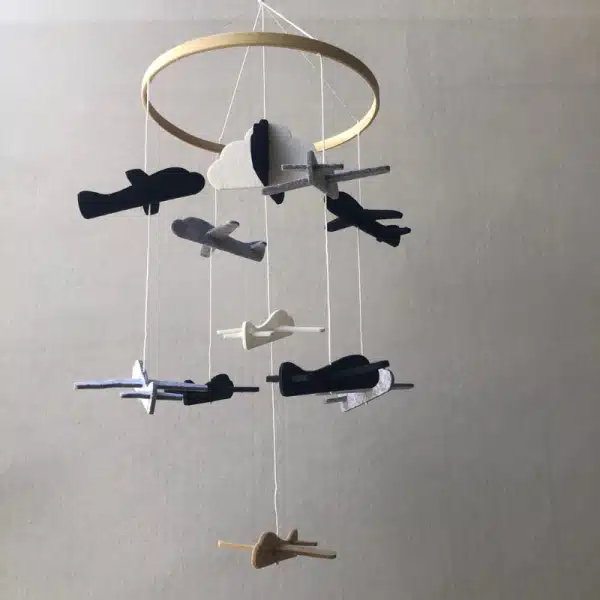 Jouets de lit suspendu avec cloche nordique – Image 6