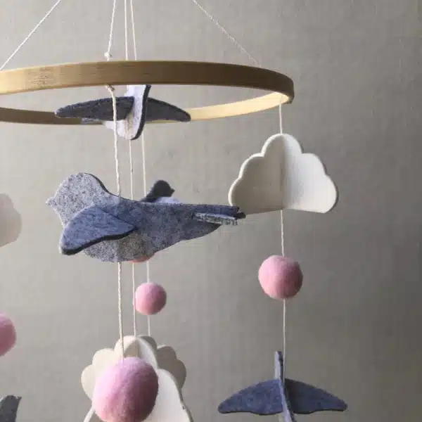 Jouets de lit suspendu avec cloche nordique – Image 7