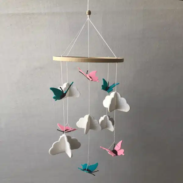 Jouets de lit suspendu avec cloche nordique – Image 2
