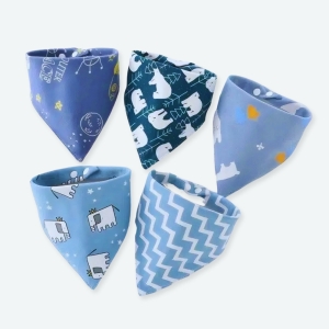 Bavoir bandana en coton