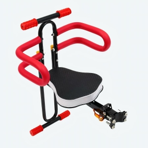 Siege de vélo pour enfant avec accoudoir et repose pied