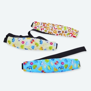 Bandeau cale-tête pour siège d'auto avec plusieurs coloris et motifs