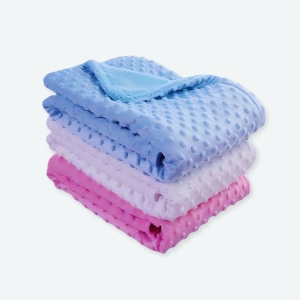 Couverture thermique douce bleu pour bébé