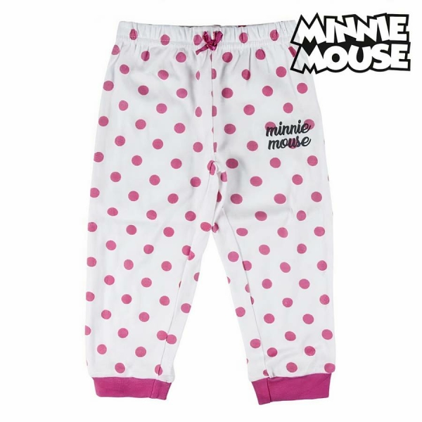 Pyjama Minnie Mouse Fuchsia Blanc pour bébé – Image 3