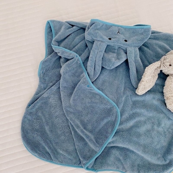 Serviette de plage à capuche en coton pour bébé 20681