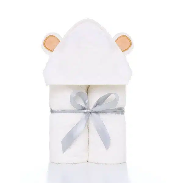 Serviette de bain à capuche en bambou biologique pour bébé – Image 7