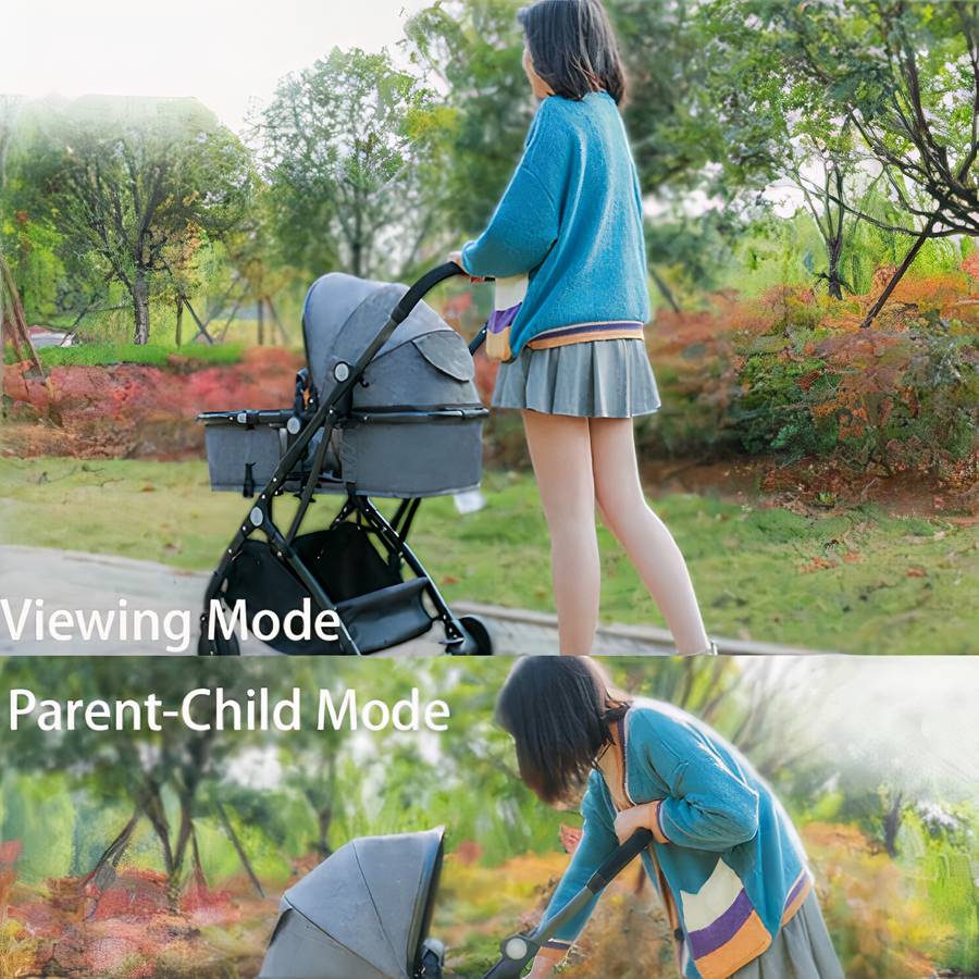 Poussette de paysage haute pliable – Image 2