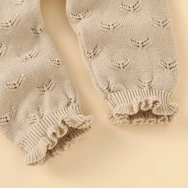 Barboteuse tricotée 100% coton pour bébé – Image 5