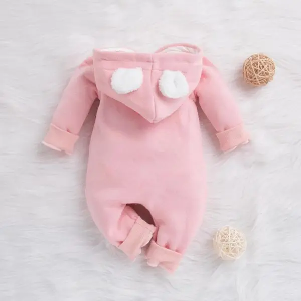 Grenouillère à capuche pour bébé – Image 2