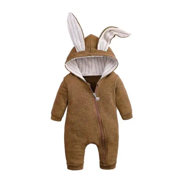 Barboteuse pour bébé en forme de lapin – Image 10