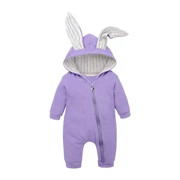 Barboteuse pour bébé en forme de lapin – Image 7