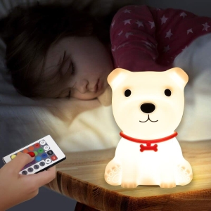 Lampe LED décorative en forme d'ours tout mignon pour chambre de bébé