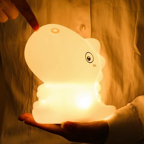 Lampe de nuit en silicone en forme de dinosaure – Image 2