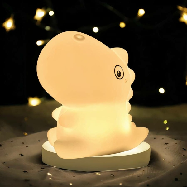 Lampe de nuit en silicone en forme de dinosaure – Image 3