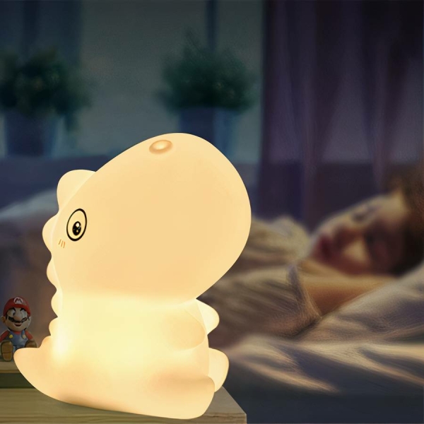 Lampe de nuit en silicone en forme de dinosaure – Image 5