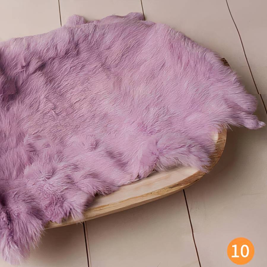 Couvertures en fourrure de lapin pour bébé – Image 8