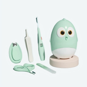 Ensembles d’accessoires de soins pour bébé vert en forme d'oiseau