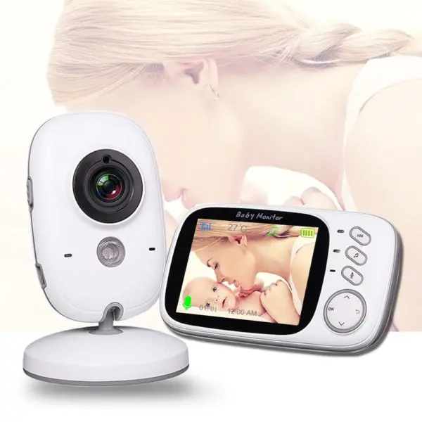 Babyphone vidéo sans fil VB603 avec une image d'une maman avec son bébé