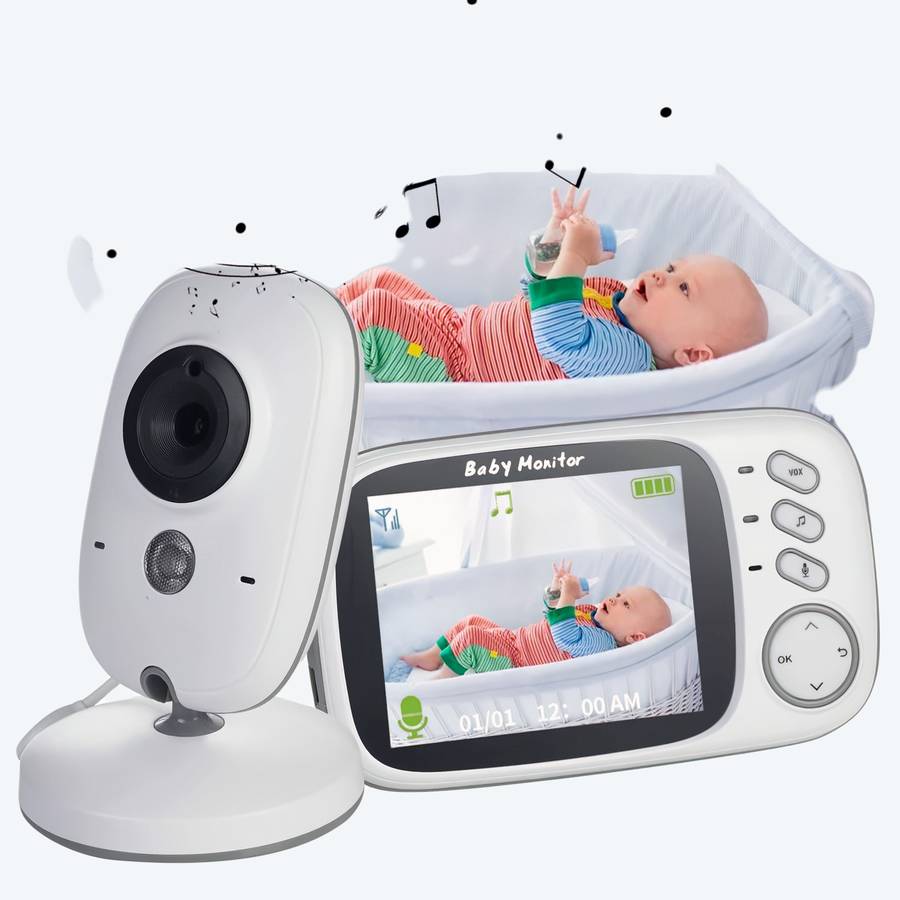 Babyphone vidéo sans fil Areu Bébé