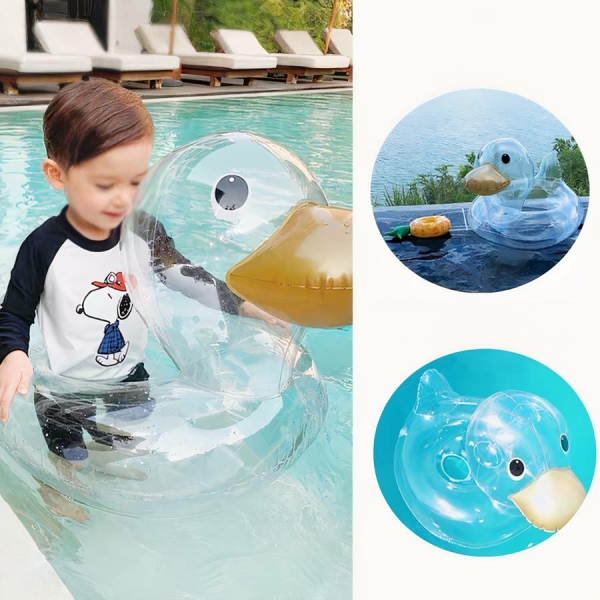 Bouée Canard Gonflable Pour Enfants – Cercle De Natation Piscine Et Plage, Jouet Aquatique Pour 5-9 Ans