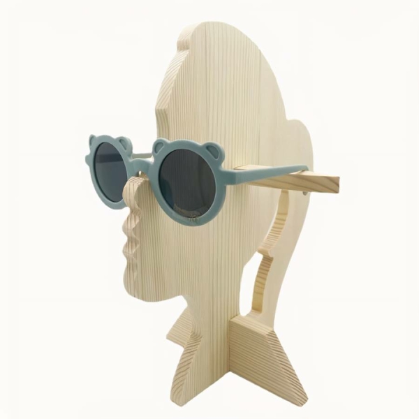Lunettes de soleil rondes en forme d'ours pour enfants – Image 3