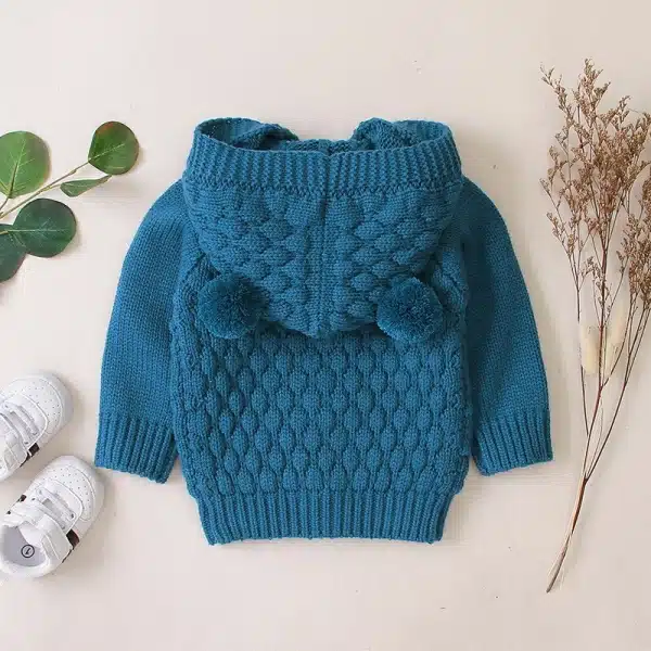 Cardigan d'hiver pour nouveau-né – Image 2