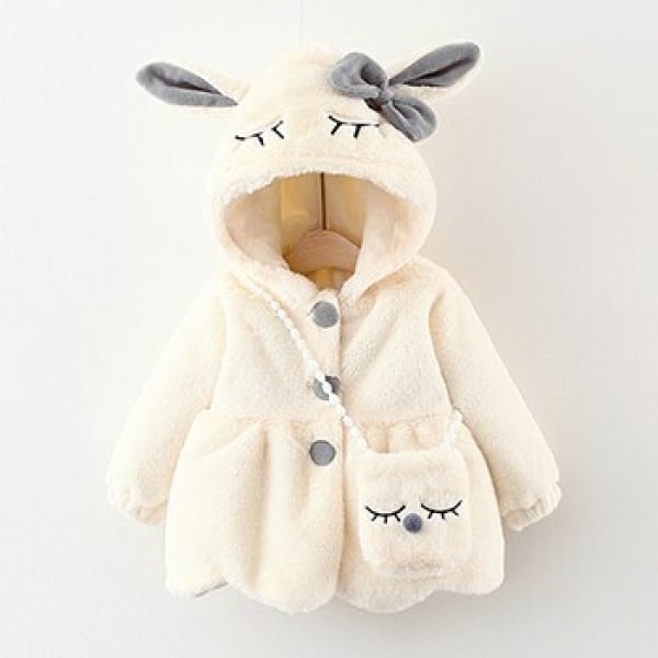 Manteau en peluche avec oreilles de lapin pour bébés 28739 2bg4i4