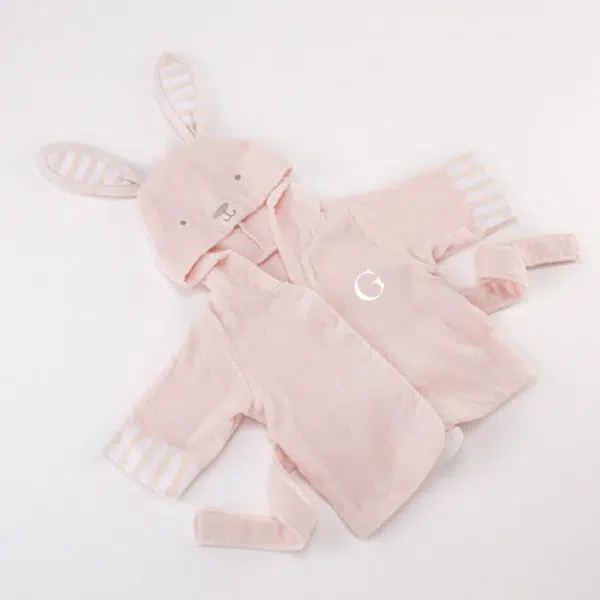 Peignoir à capuche en forme d’animal pour bébé – Image 2