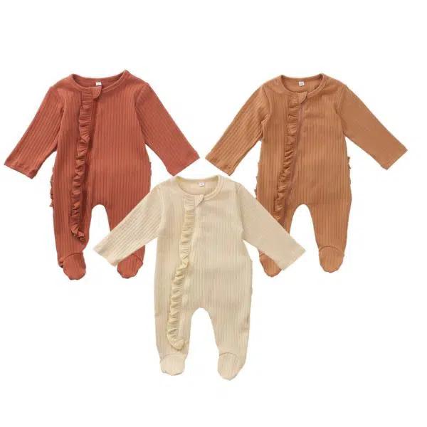 Pyjama à col rond pour bébé – Image 2